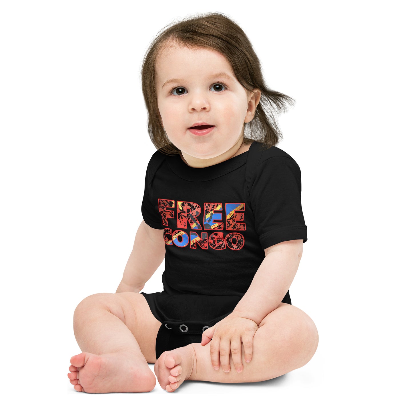 FREE CONGO Baby short sleeve one piece