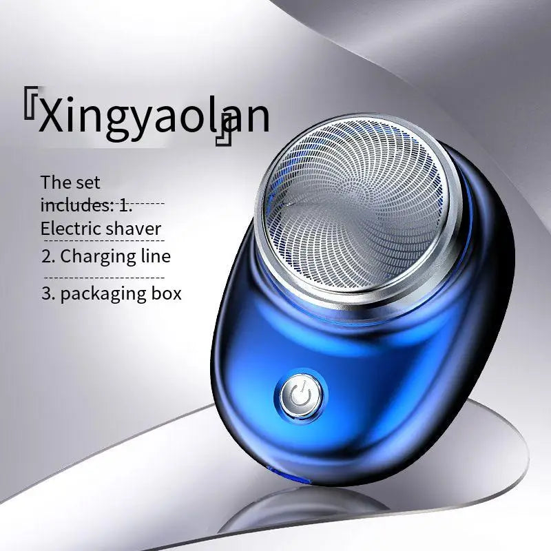 Mini Electric Shaver Small Portable Shaver Strong Charging Single Head Shaver