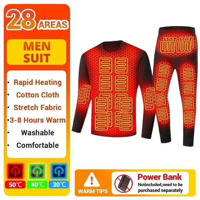 New Zone 28 Heated Winter Man Suit