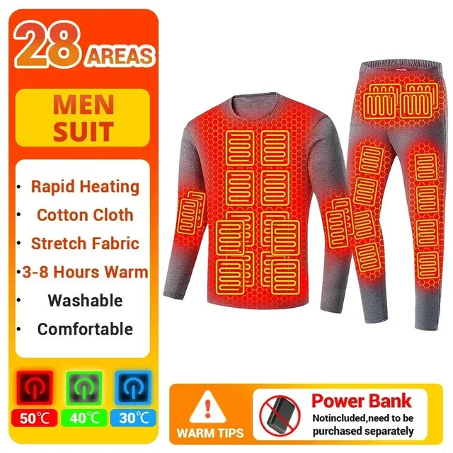 New Zone 28 Heated Winter Man Suit