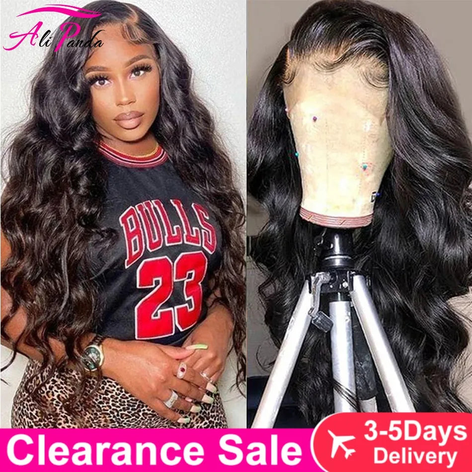 Body Wave Human Hair Wigs Pre Plucked HD Lace Wig 13X6 Human Hair Brazilian Remy Body Wave Human Hair Lace Front Wig for Women