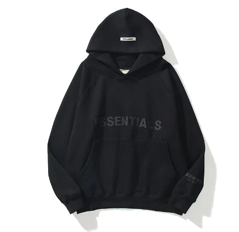 Autumn/Winter Fleece-Lined Hooded Sweatshirt