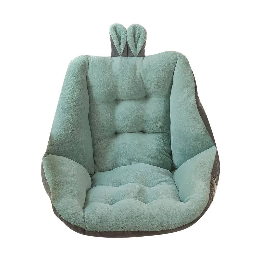 Thick Winter Plush Cushion Backrest Chair Seat