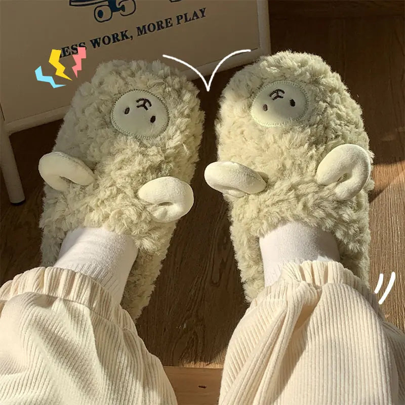 Winter Indoor Home Couple Slippers