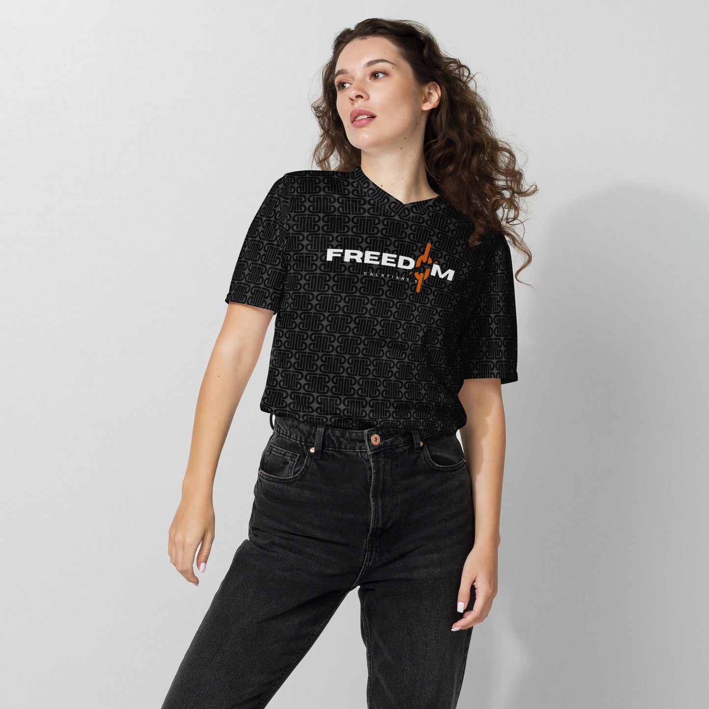 Freedom Recycled unisex sports jersey