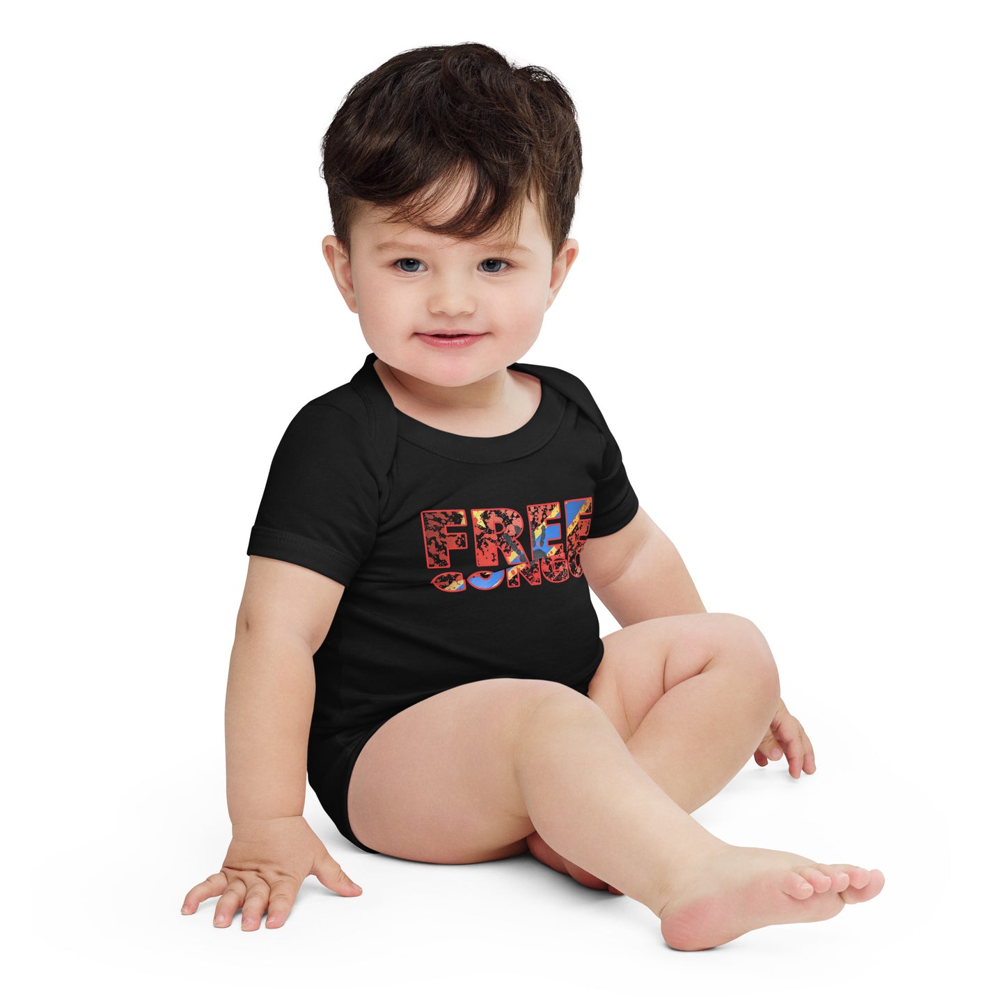 FREE CONGO Baby short sleeve one piece