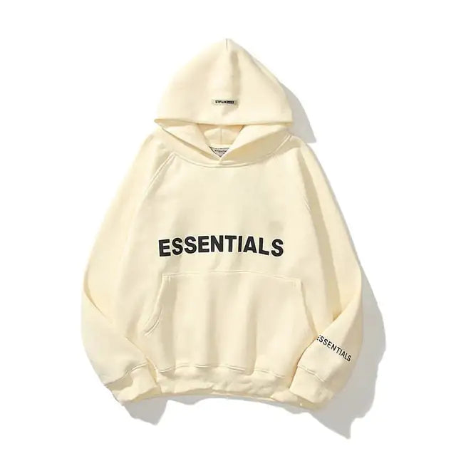 Autumn/Winter Fleece-Lined Hooded Sweatshirt