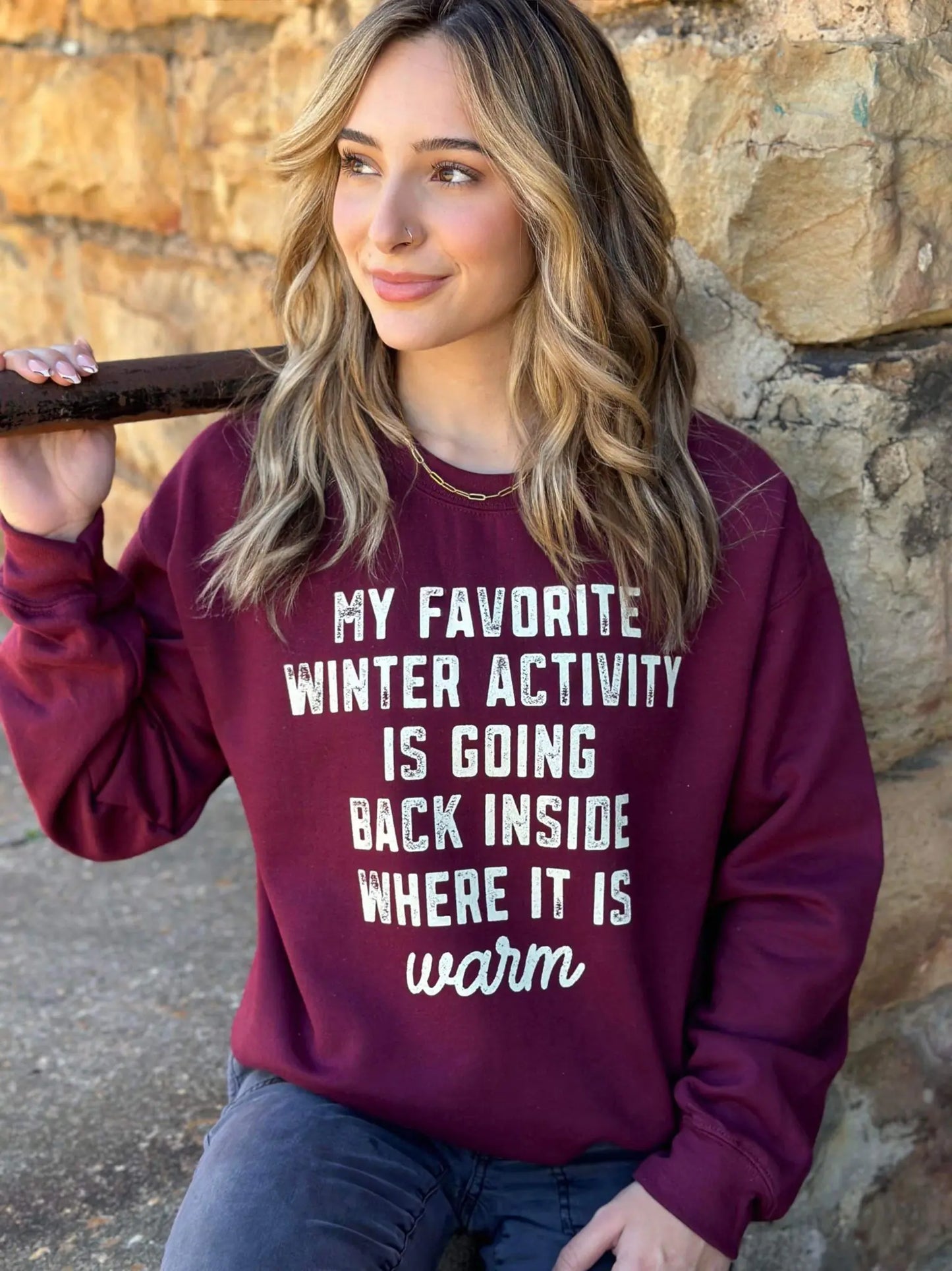 My Favorite Winter Activity Sweatshirt