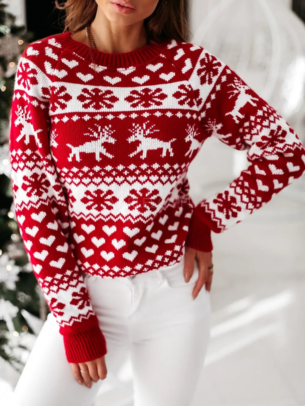 Winter Christmas Sweaters Long Sleeve