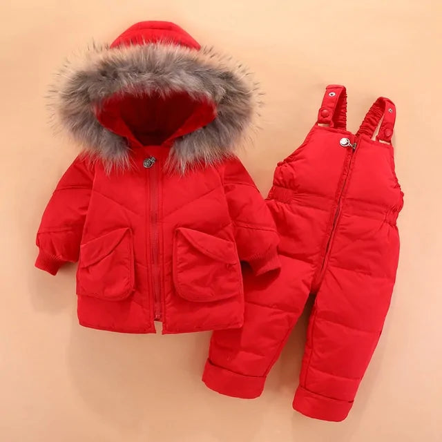 Winter Baby Snowsuit Hooded