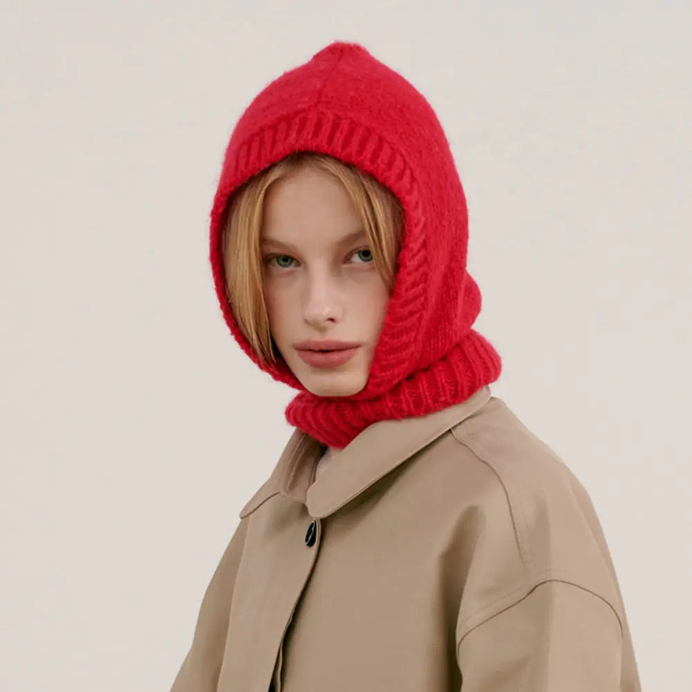 Knitted Balaclava Cap Winter Outdoor