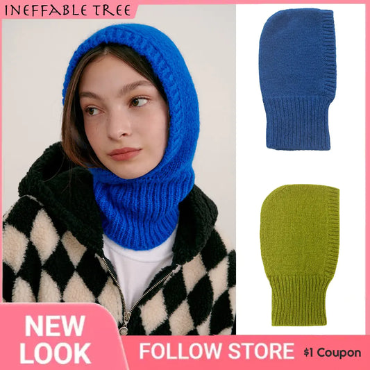 Knitted Balaclava Cap Winter Outdoor