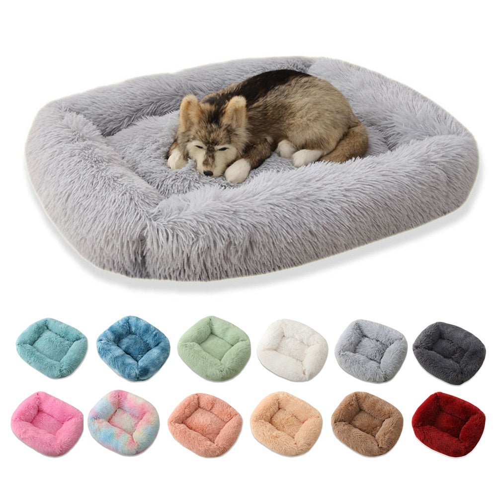 Cama para mascotas de felpa