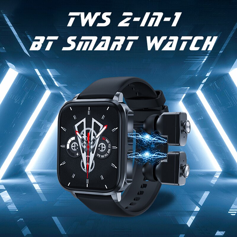 T22 2023 Reloj inteligente TWS Auriculares 2 en 1